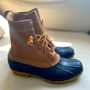 Women’s LL Bean Duck Boots - Size 8